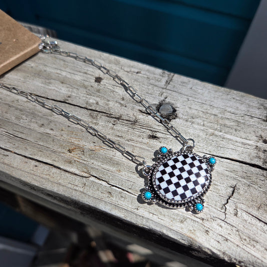 Checks & Balances Necklace
