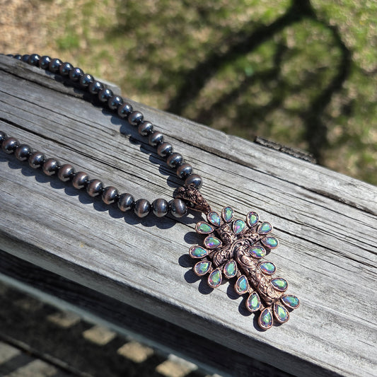 Rustic Cross Necklace