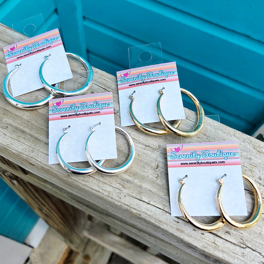 Hoop Up Earrings