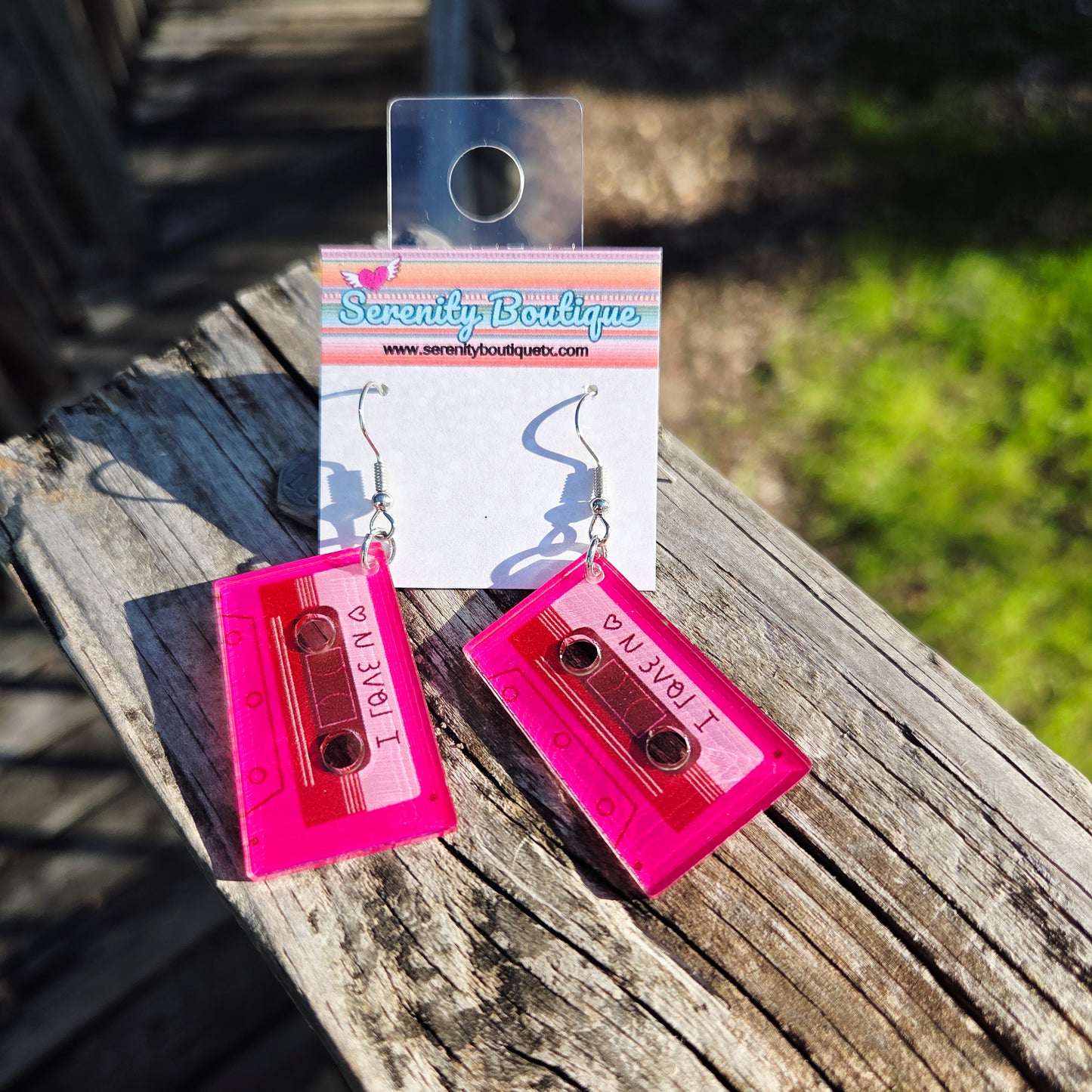 Love Mix Tape Earrings