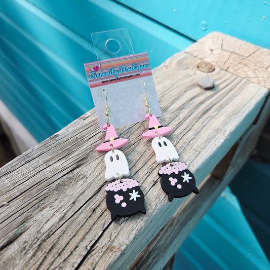 Witchy Ghost Earrings