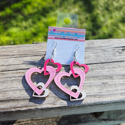 Cut Out Heart Earrings