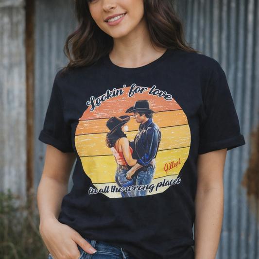 Lookin For love tee Black