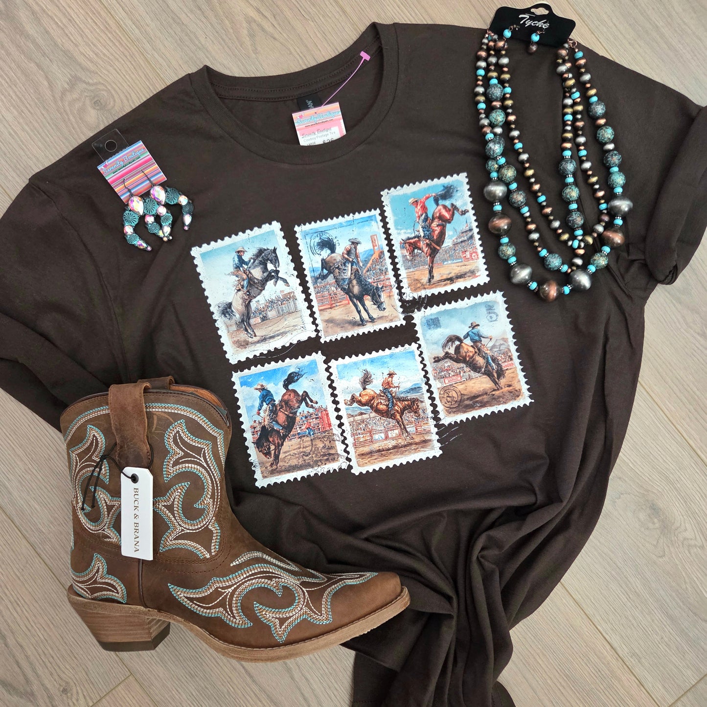Cowboy Postage Tee