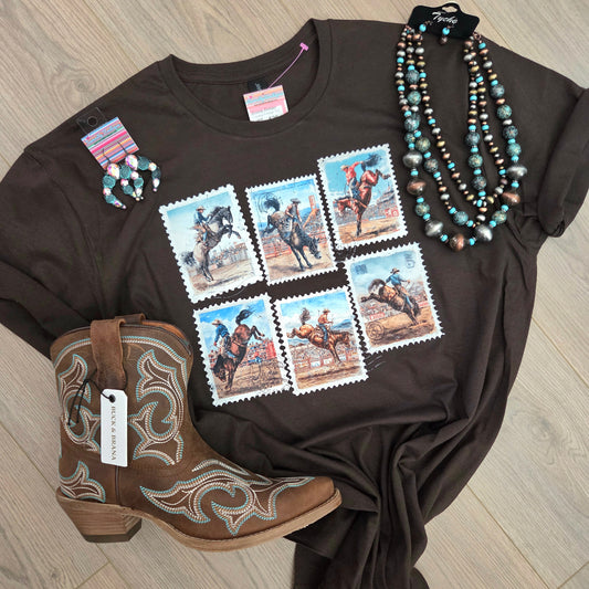 Cowboy Postage Tee