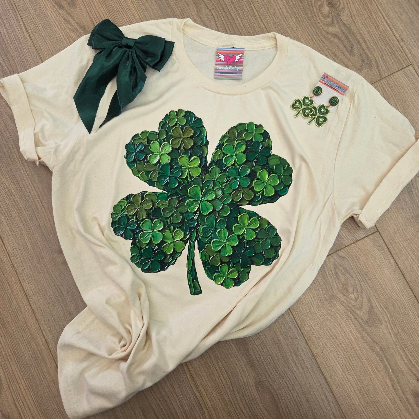 Painted Clover Tee