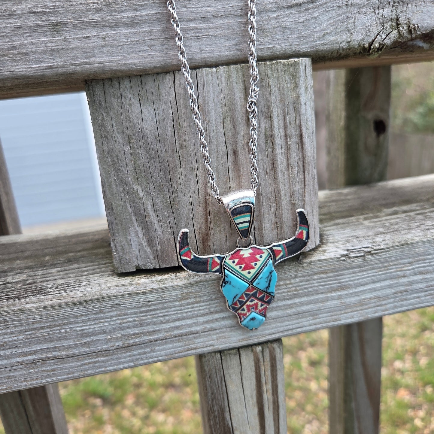 Tribal Bull Necklace