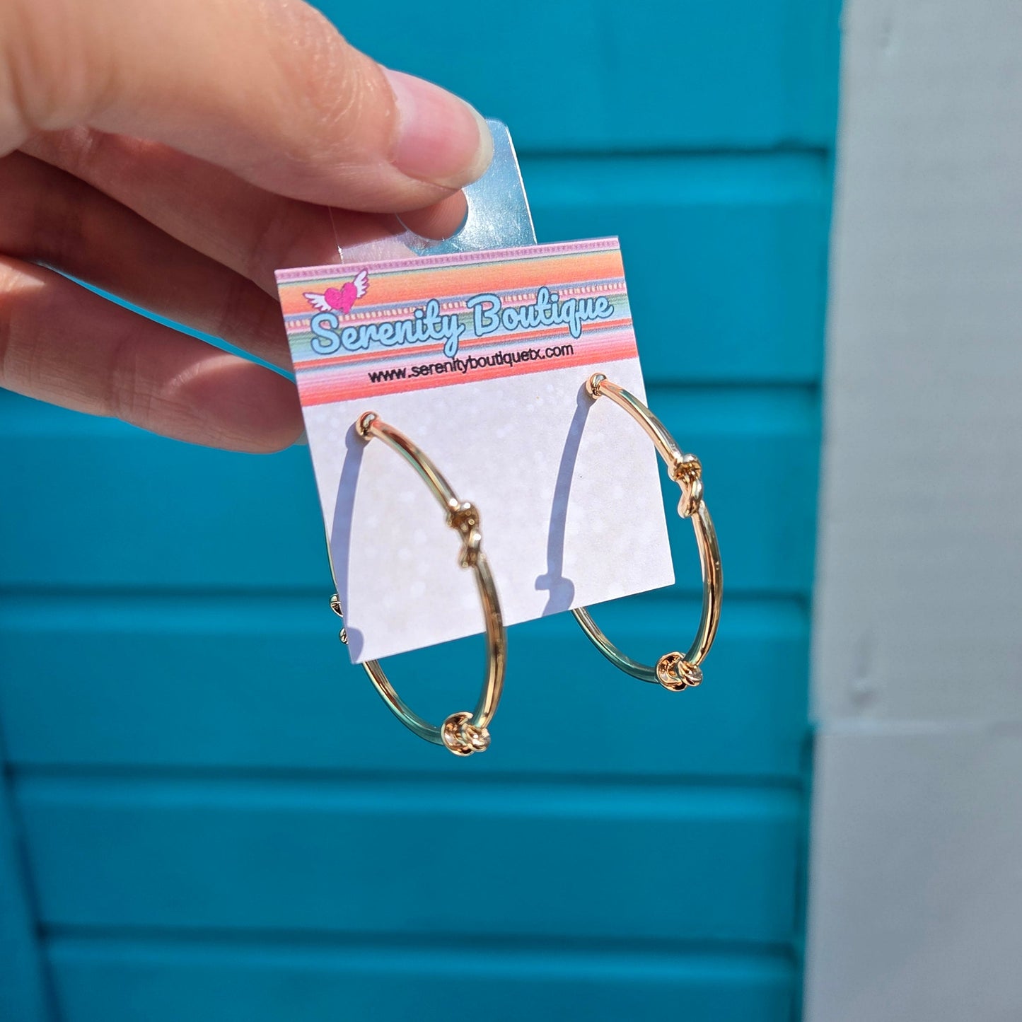 Knot These Hoop Earrings