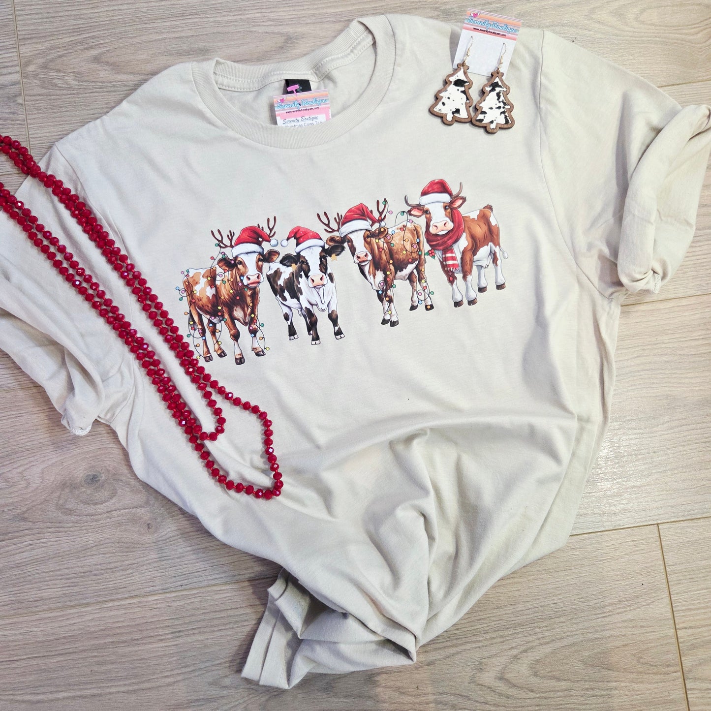 Christmas Cows Tee