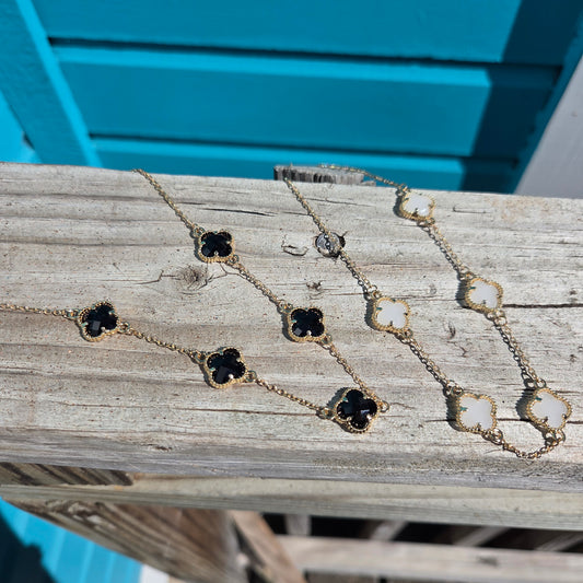 Clover Station Necklace