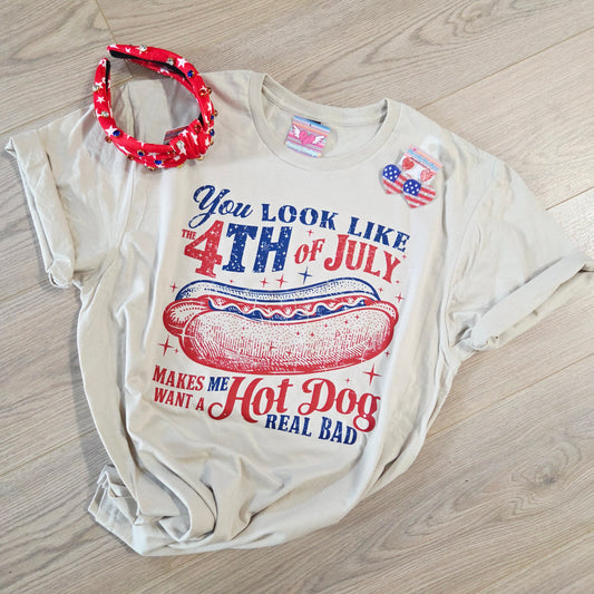 Hot Dog Real Bad Tee