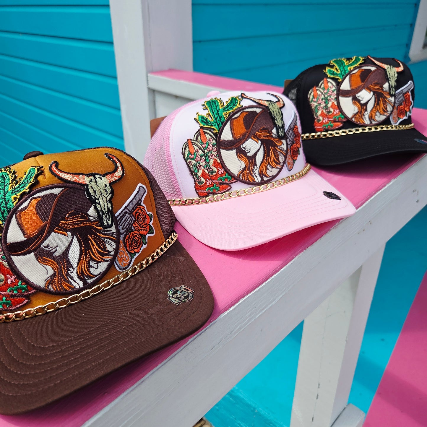 Cowgirl Patches Hat