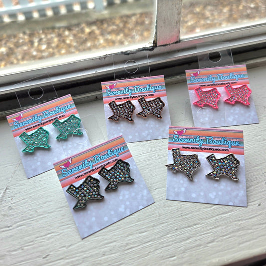 Texas Rhinestone Studs