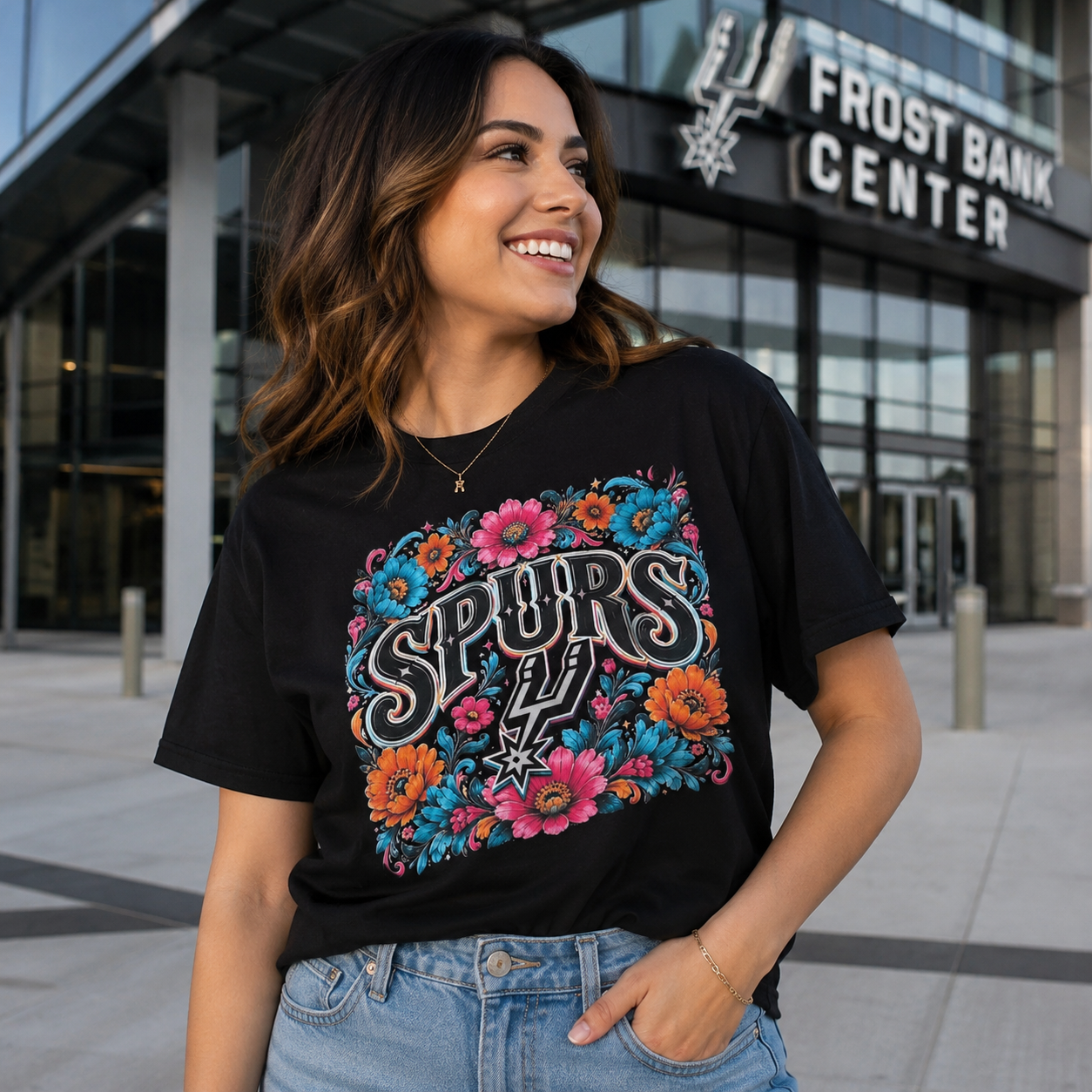 Floral Spurs Tee