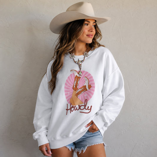 Howdy Boots Sweatshirt