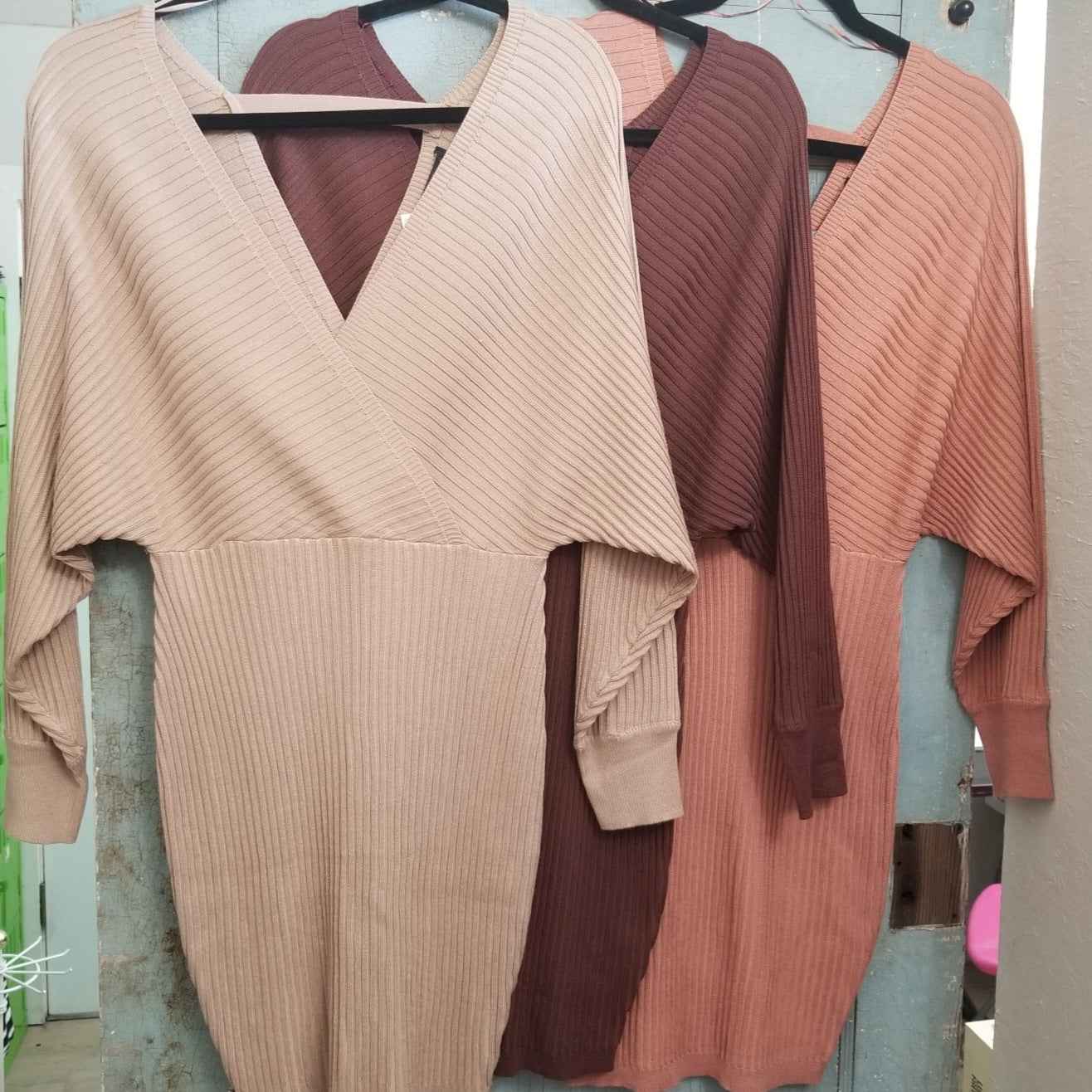 Ribbed Sweater Dress