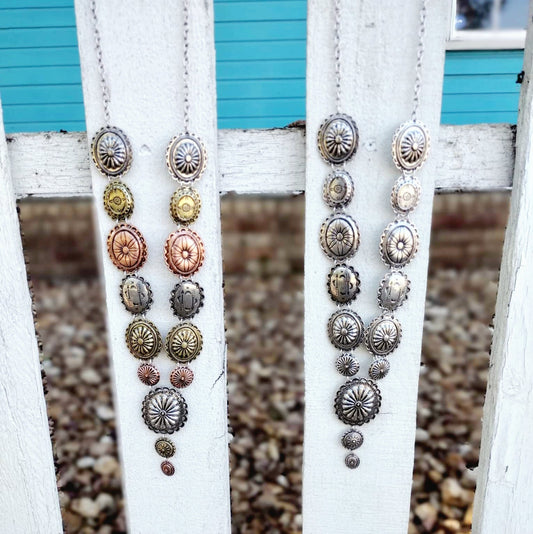 Vintage Rustic Necklace Set